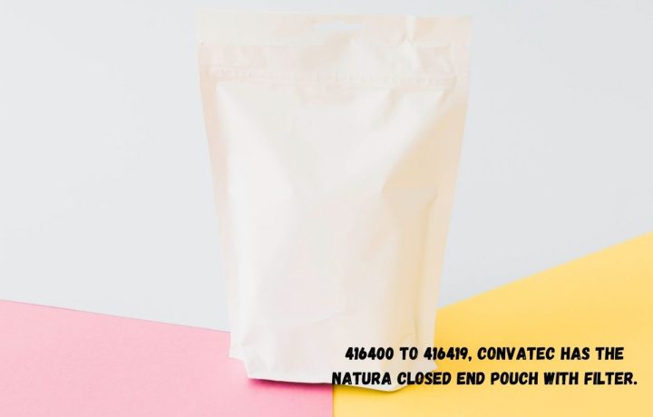 From 416400 to 416419, Convatec has the Natura Closed End Pouch With Filter.